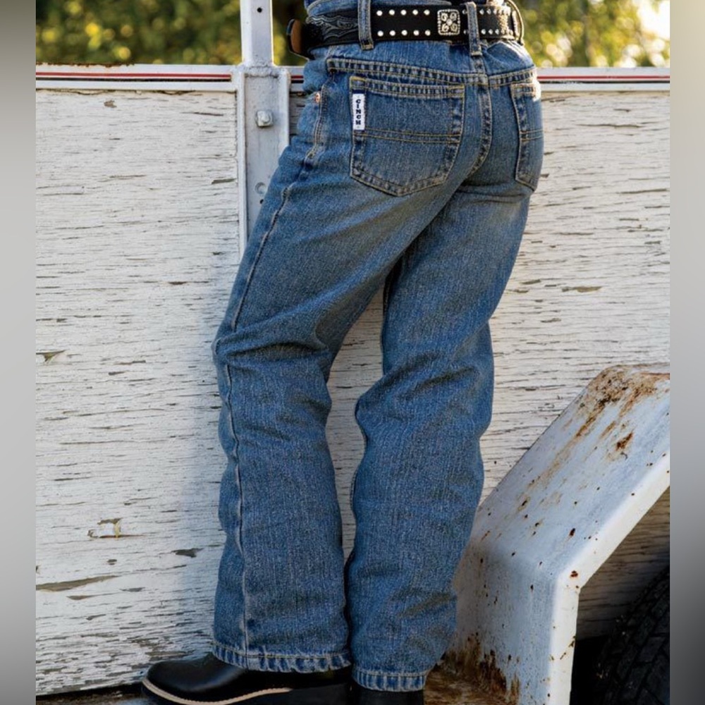 Boys 5R Cinch White Label Blue Jeans